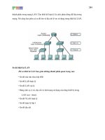 Giáo trình phân tích phương pháp phân đoạn mạng LAN theo bảng địa chỉ nguồn và đích của vector khoảng cách p5 ppsx