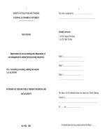 tóm tắt tiếng anh hoàn thiện kế toán chi phí với việc tăng cường quản trị chi phí trong các doanh nghiệp chế biến thức ăn chăn nuôi.