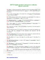 English questions (and answers) collection Part VI ppsx