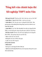 Tổng kết văn chính luận thi tốt nghiệp THPT môn Văn_2 ppt