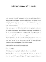 PHÉP THỬ NỘI ĐỘC TỐ VI KHUẨN ppt