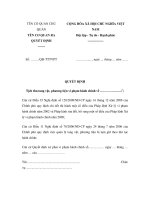 MẪU QUYẾT ĐỊNH Tịch thu tang vật, phương tiện vi phạm hành chính pot