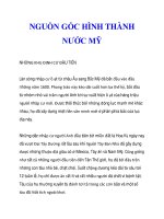 NGUỒN GỐC HÌNH THÀNH NƯỚC MỸ_3 pps