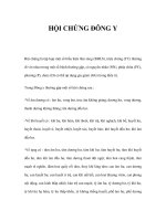 HỘI CHỨNG ĐÔNG Y doc