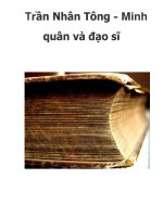 Trần Nhân Tông - Minh quân và đạo sĩ . pdf
