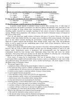 45 minutes test -1(the 2st Semester) English 11 ( Basic) Code A ppt