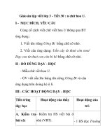 Giáo án tập viết lớp 3 - Tiết 30 : n chữ hoa U. doc