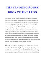 TIẾP CẬN NỀN GIÁO DỤC KHOA CỬ THỜI LÊ SƠ_2 ppsx