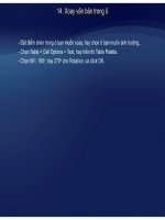 Tự học Indesign CS2 : Bảng part 7 doc