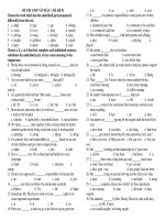 ĐỀ THI ANH VĂN MẪU – MÃ ĐỀ 01 ppsx