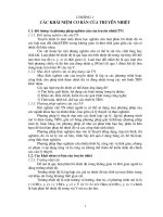 Giáo trình truyền nhiệt - Chương 1 pptx