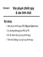 Tin học lý thuyết - Chương 4 pptx