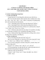 Sử dụng và chỉnh lí bản đồ địa chính - chuyên đề 2 pps