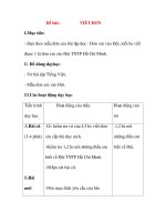 Giáo án Tập Làm Văn Lớp 3: Đề bài: VIẾT ĐƠN pps