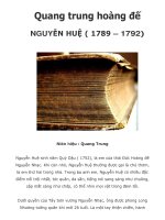 Quang trung hoàng đế ppt