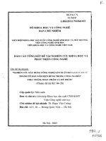 Nghiên cứu xây dựng công nghệ sản xuất Beta Glucan từ thành tế bào nấm mem dùng trong công nghiệp thực phẩm, dược phẩm và mỹ phẩm