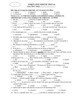 FORTY-FIVE MINUTE TEST (4) pot