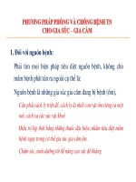 Phương thức phòng và chống bệnh truyền nhiễm part 6 docx