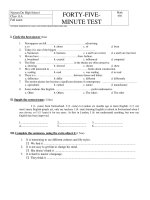 FORTY-FIVEMINUTE TEST Mark 004 pot