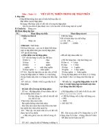 Giáo án lớp 4: Môn : Toán: VIẾT SỐ TỰ NHIÊN TRONG HỆ THẬP PHÂN doc