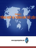 tổng hợp và trình bày dữ liệu