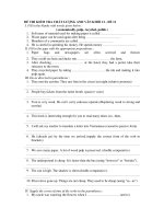 ĐỀ THI KIỂM TRA CHẤT LƯỢNG ANH VĂN KHỐI 12 - ĐỀ 11 doc