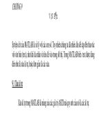 Giáo trình mathlab toàn tập - Chương 9 ppt