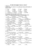 ÔN THI TỐT NGHIỆP NĂM 2011 - ĐỀ SỐ 5 ppsx