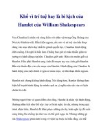 Khổ vì trí tuệ hay là bi kịch của Hamlet của William Shakespears_3 pot