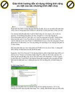 Giáo trình hướng dẫn sử dụng những tính năng ưu việt của các chương trình diệt virus phần 1 pdf