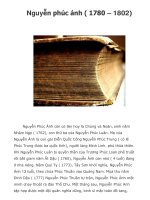 Nguyễn phúc ánh ( 1780 – 1802) doc