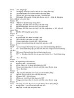 Đề thi và đáp án Sinh học: Một số khái niệm và thuật ngữ potx