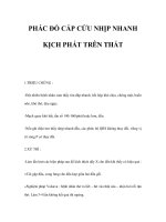 PHÁC ĐỒ CẤP CỨU NHỊP NHANH KỊCH PHÁT TRÊN THẤT docx