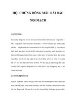 HỘI CHỨNG ĐÔNG MÁU RẢI RÁC NỘI MẠCH doc