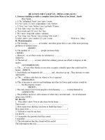 ĐỀ LUYỆN THI VÀ ĐÁP ÁN - TIẾNG ANH ( Số 23 ) pot