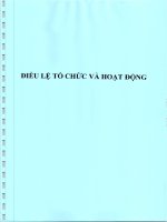 công ty cổ phần sản xuất thương mại phúc tiến điều lệ tổ chức hoạt động tháng 3 năm 2012