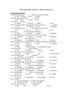 ĐỀ LUYỆN THI VÀ ĐÁP ÁN - TIẾNG ANH ( Số 19 ) pdf