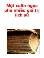 Một cuốn ngọc phả nhiều giá trị lịch sử docx