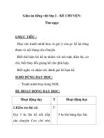 Giáo án tiếng việt lớp 2 - KỂ CHUYỆN: Tìm ngọc doc