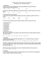 HƯỚNG DẪN CHẤM ĐỀ THI HỌC SINH GIỎI TỈNH MÔN TIẾNG ANH - NĂM HỌC 2010-2011 ppsx