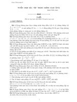 Tuyển chọn bài tập hình học không gian docx