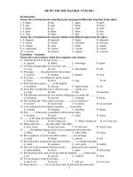 ĐỀ ÔN THI THỬ ĐẠI HỌC NĂM 2011 pot