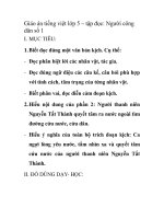 Giáo án tiếng việt lớp 5 – tập đọc: Người công dân số 1 docx