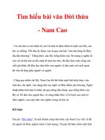 Tìm hiểu bài văn Đời thừa - Nam Cao_2 pps