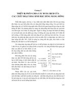 Các quá trình và thiết bị công nghệ sinh học : THIẾT BỊ PHÂN CHIA CÁC DUNG DỊCH CỦA CÁC CHẤT HOẠT HOÁ SINH HỌC BẰNG MÀNG MỎNG part 1 pps