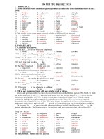 ÔN THI THỬ ĐẠI HỌC SỐ 5 pdf