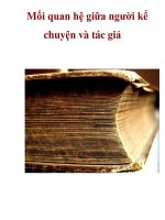 Mối quan hệ giữa người kể chuyện và tác giả _3 docx