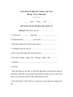 MẪU ĐƠN ĐĂNG KÝ DỰ THI HOA HẬU QUỐC TẾ doc