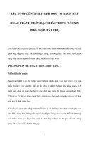 XÁC ĐỊNH CÔNG HIỆU GIẢI ĐỘC TỐ BẠCH HẦU HOẶC THÀNH PHẦN BẠCH HẦUTRONG VẮCXIN PHỐI HỢP, HẤP PHỤ doc