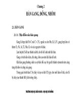 Giáo trình công nghệ tạo phôi nâng cao - Chương 2 ppsx